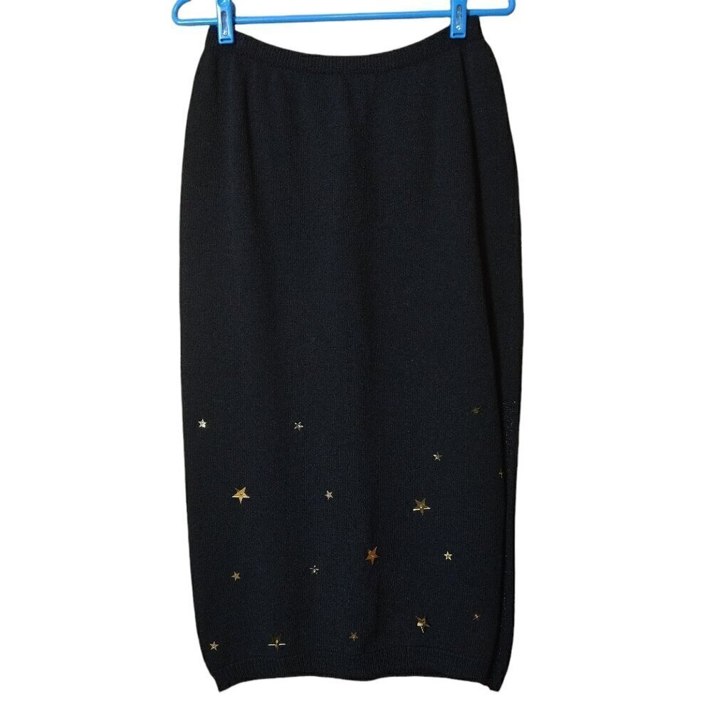 Bok Haute Couture Size Medium?? Elastic Waist Straight Maxi Skirt With Side Slit